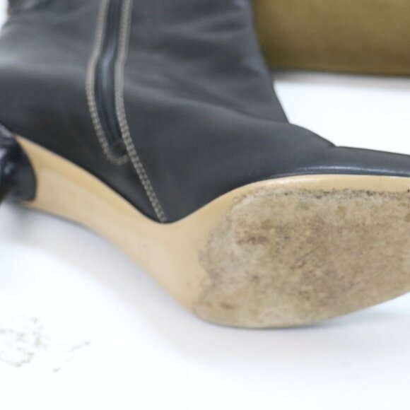 Gucci Interlocking G Logo Leather Boots Black US 8.5 / 39 EU - Picture 5 of 7